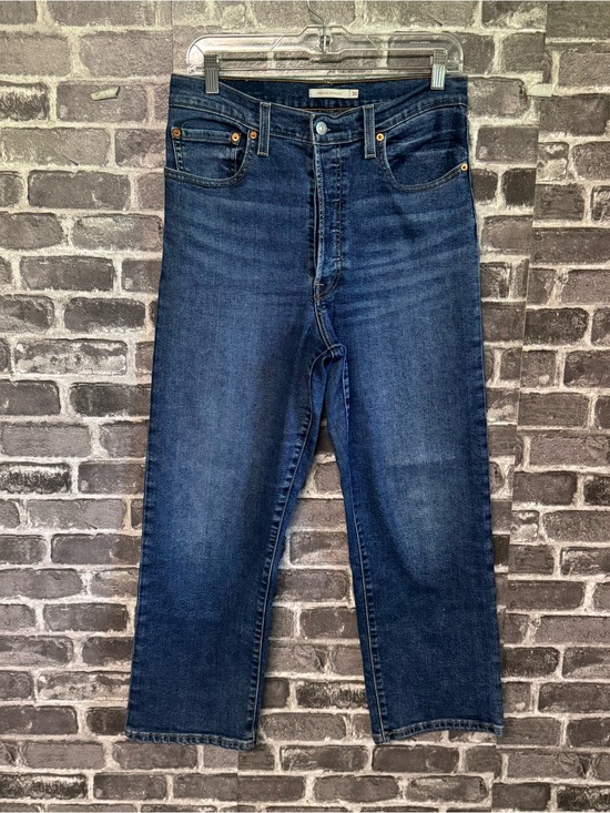 Levi's Denim - Levi’s ribcage straight leg jeans Dark wash